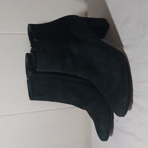 Paul Green suede booties Black Boots